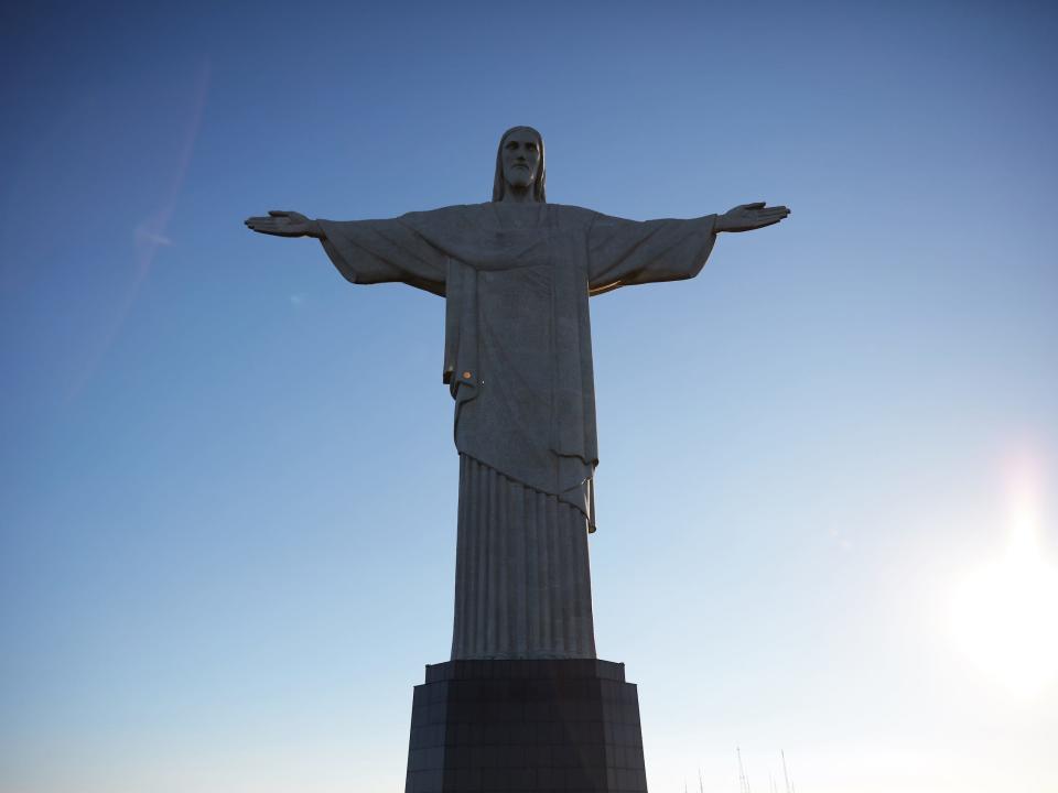 The statue of Jesus in Rio de Janeiro.