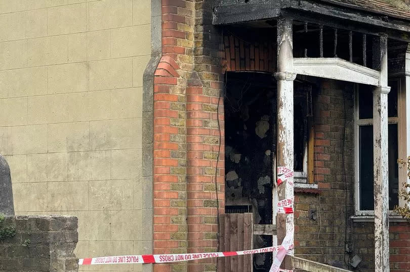 Police are investigating the cause of the fire that was under control by 12.22am