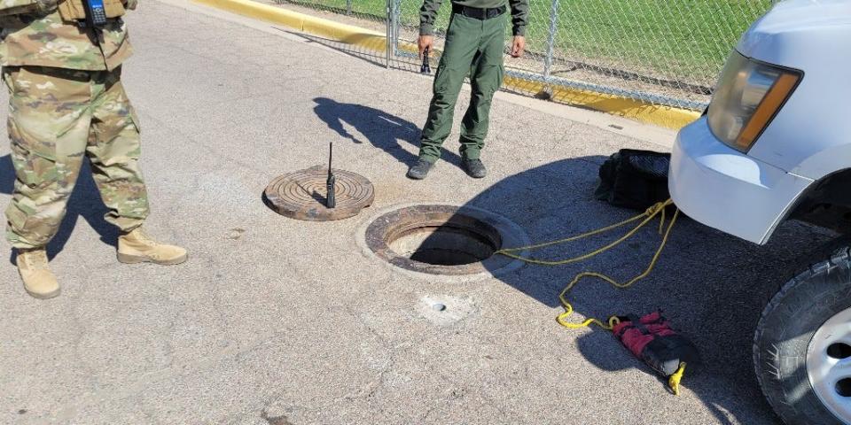 A specialized U.S. Border Patrol team on Aug. 13 found 11 undocumented migrants inside a storm drain next to Guillen Middle School in South El Paso.