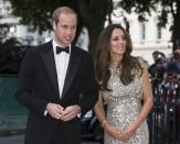 Britain's Prince William, the Duke of Cambridge, and his wife Catherine, the Duchess of Cambridge, arrive to attend the Tusk Conservation Awards at The Royal Society in London, September 12, 2013. REUTERS/Peter Nicholls/Pool (BRITAIN - Tags: ROYALS ENTERTAINMENT)