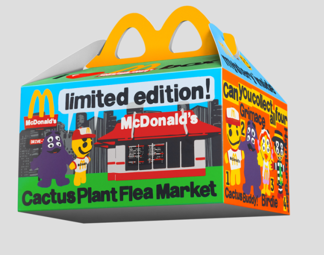 McDonald's Taps Cactus Plant Flea Market For Some 'Adult' Meal Boxes