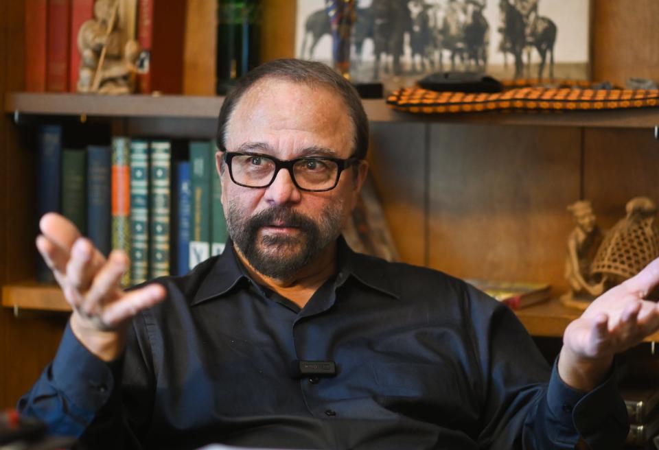 "I wanted to bring together the sense of order that had been destroyed," Michigan State University Assistant Professor Marco Díaz-Muñoz said Tuesday, Feb. 6, 2024, from his Lansing home about his decision to return to teaching.