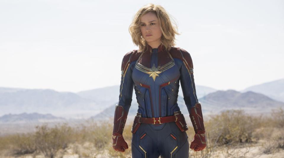 Brie Larson in Captain Marvel (Credit: Disney/Marvel)