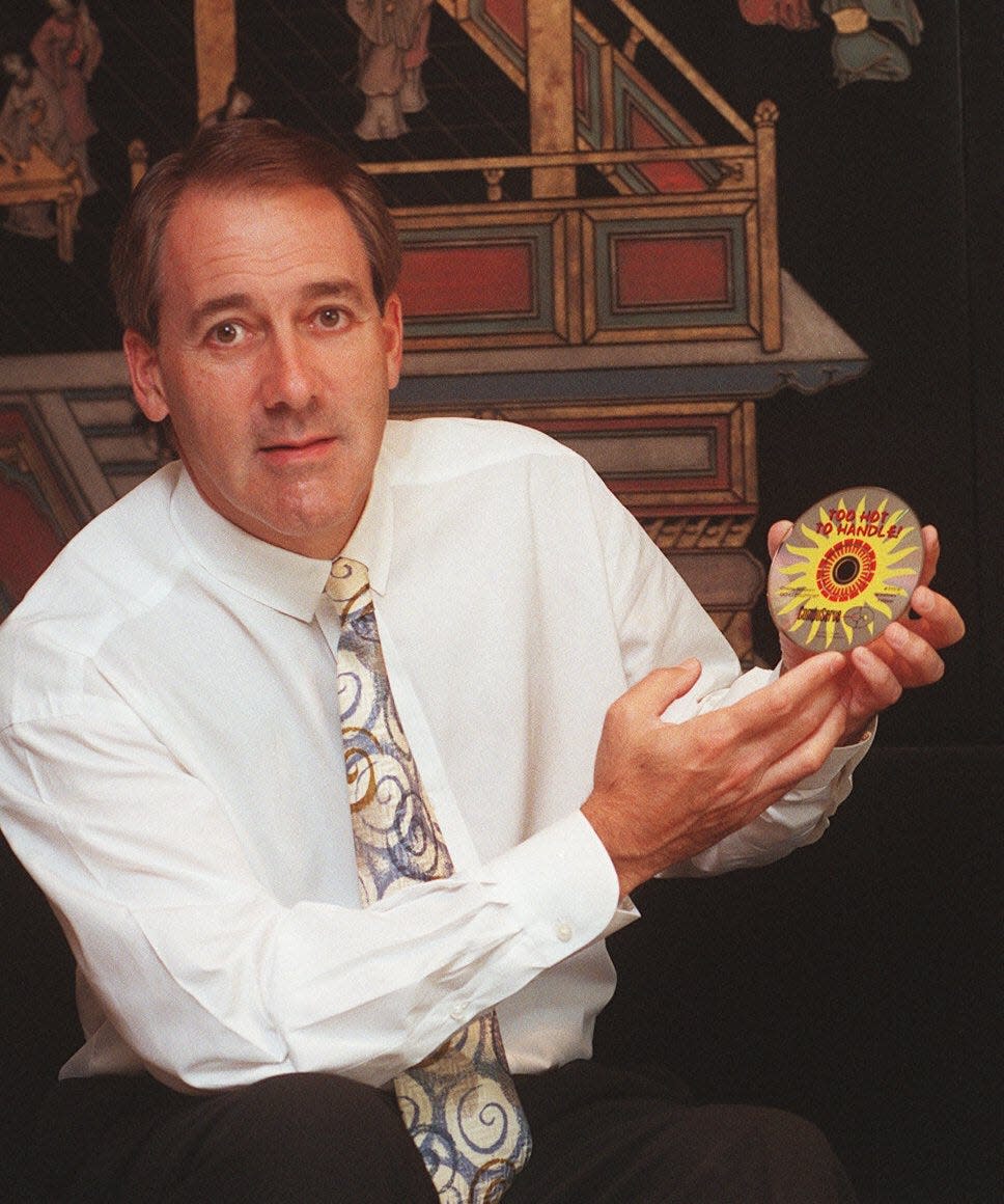 Jeff Wilkins, co-founder of CompuServe, was chief executive of Metatec Corp. in 1996 in this file photo.