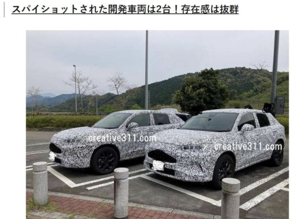 日媒捕捉到 Honda 新 SUV 測試照，預期是美規 HR-V 導入日本的版本，有望採 ZR-V 做為車名。