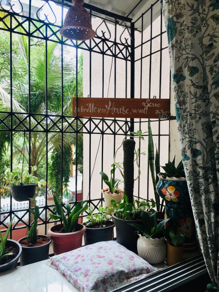 Angela Greene's home in Mumbai