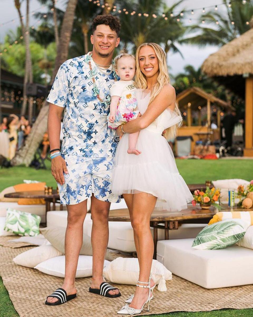 Patrick Mahomes and Brittany Matthews