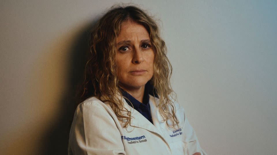 Dr. Ximena Lopez, a pediatric endocrinologist, moved in 2023 to California from Texas. - Abigail Enright/The New York Times/Redux