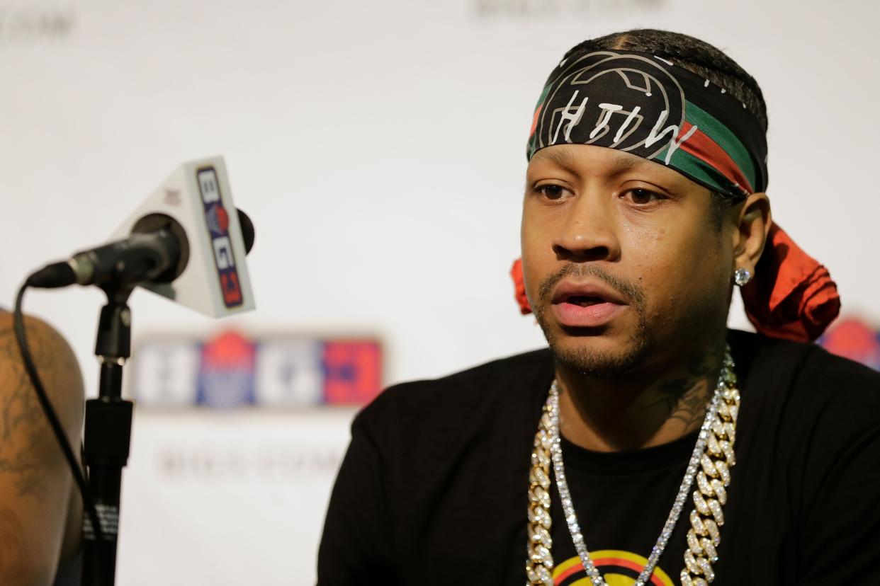 Hall of Fame guard Allen Iverson is stepping away from coaching in the BIG3 basketball league. (Getty Images)