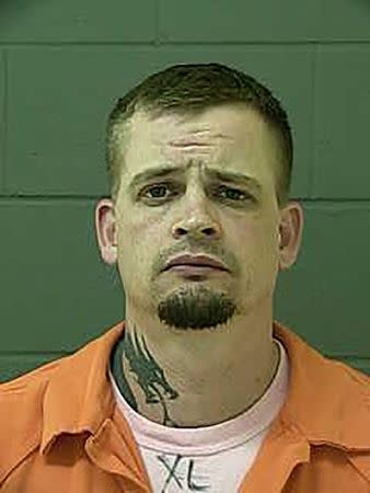 Cody J Plagmann, 37, is seen in an undated booking photo released by the Oregon State Police April 5, 2016. REUTERS/Oregon State Police/Handout via Reuters