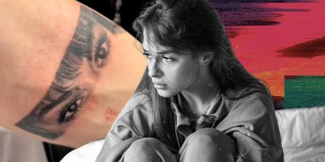 healing process of red tattoo on black girl｜TikTok Search