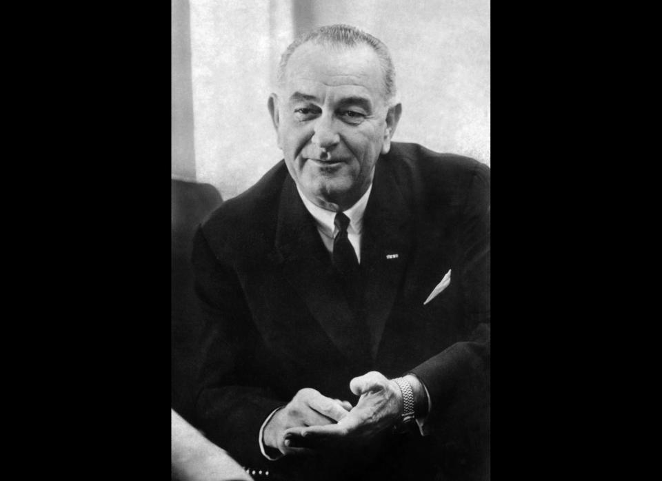 Lyndon Johnson was 6 feet, 3 inches tall, according to the <em>New York Times</em>. 