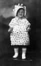 <p>Norma posed here at two years old. It was during this time she was living with her first set of foster parents. </p>