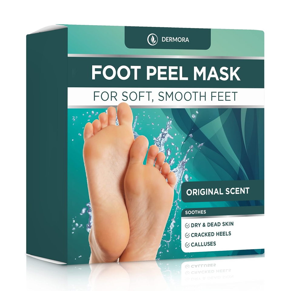 DERMORA Foot Peel Mask - 2 Pack Amazon