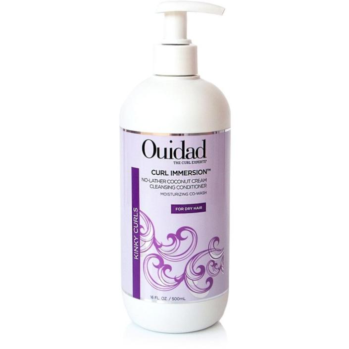 curl immersion no lather conditioner, best ouidad hair products