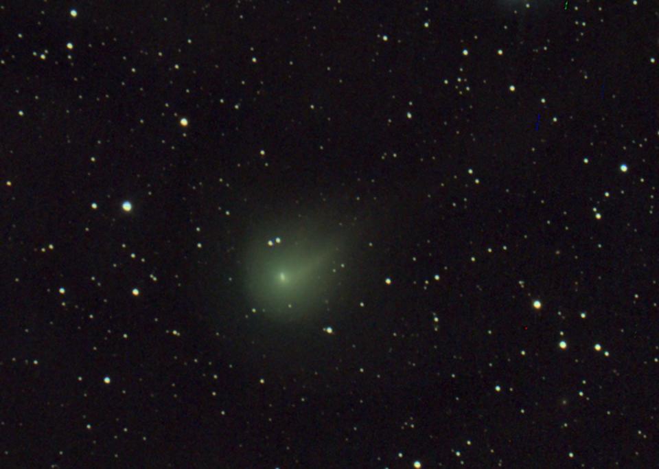 Comet 12P/Pons-Brooks, also known as the Devil Comet, appeared faint and fuzzy in this Dec. 7 photo. The inbound comet may brighten to naked-eye visibility during April 2024 as it rounds the sun.