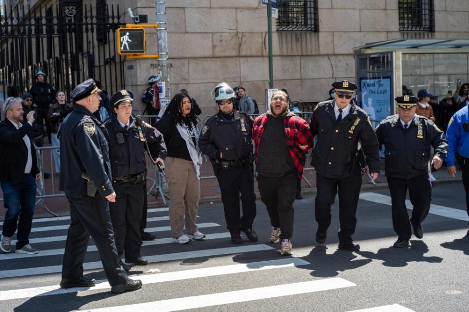 Parra, who attended LaGuardia Community College and Hunter College, was arrested at a Columbia protest on April 22. ZUMAPRESS.com