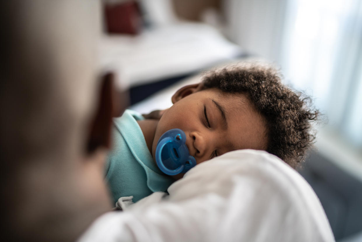 Baby sleeping at home. (Getty Images)