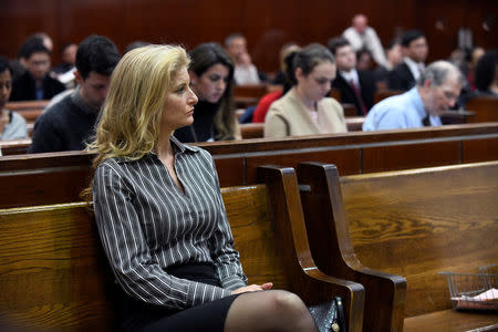 Summer Zervos, a former contestant on The Apprentice, appears in New York State Supreme Court during a hearing on a defamation case against U.S. President Donald Trump in Manhattan, New York, U.S., December 5, 2017. REUTERS/Barry Williams/Pool