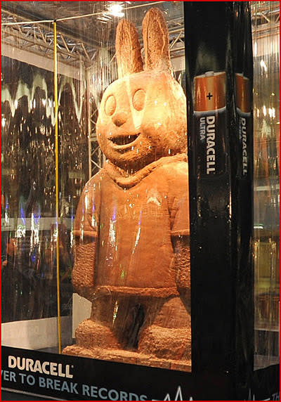 The world's largest chocolate bunny
