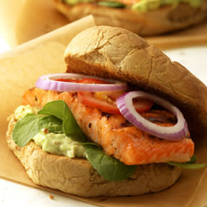 Blackened Salmon Sandwich