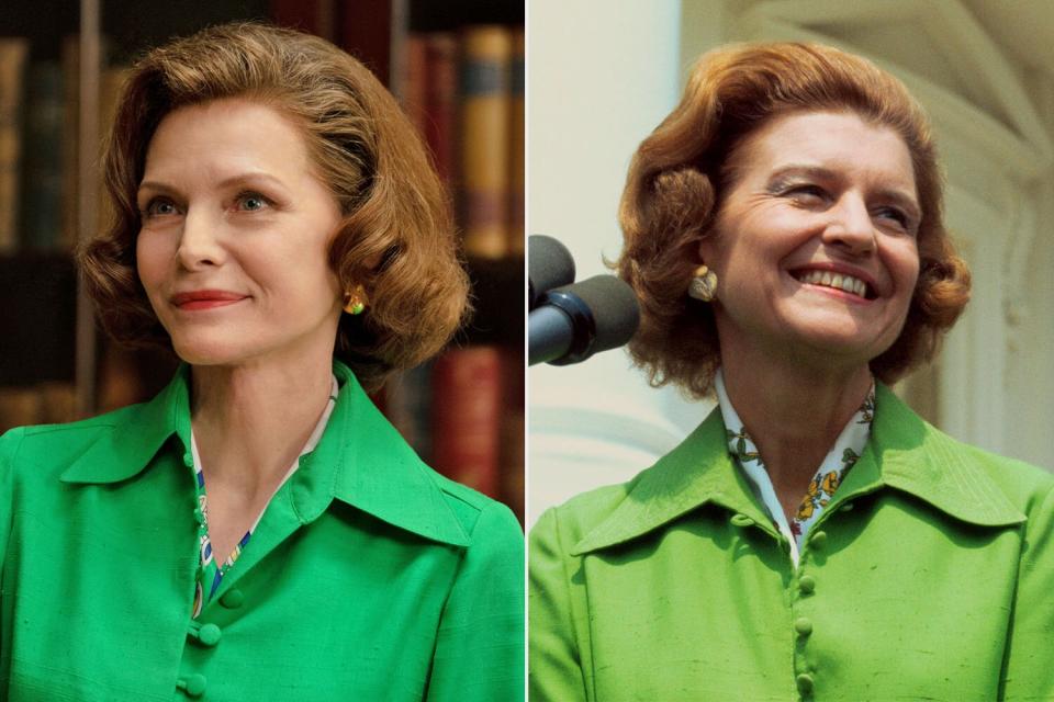 Michelle Pfeiffer as Betty Ford in THE FIRST LADY