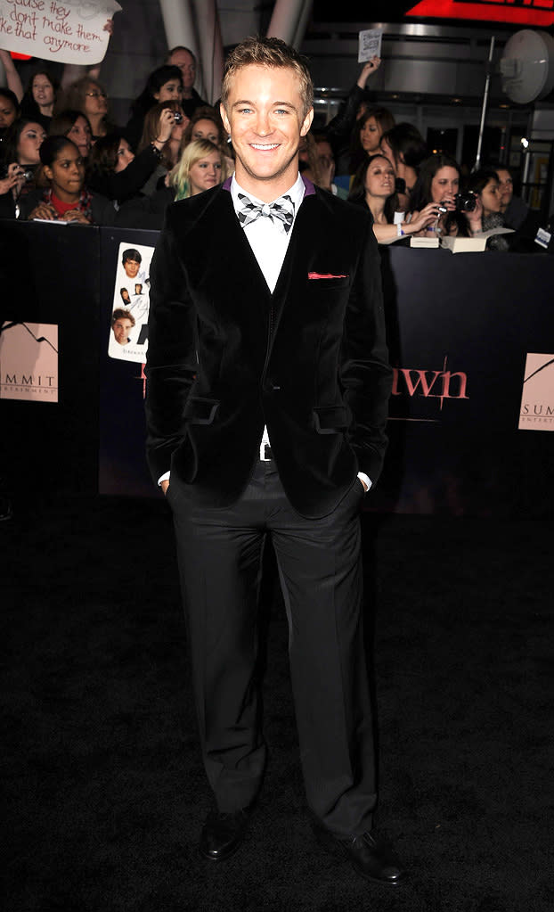 The Twilight Saga Breaking Dawn Part 1 2011 LA Premiere Michael Welch