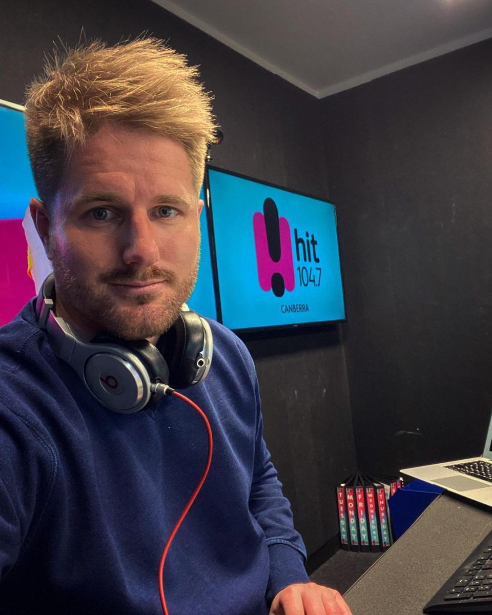 Bryce at Hit 104.7 Canberra