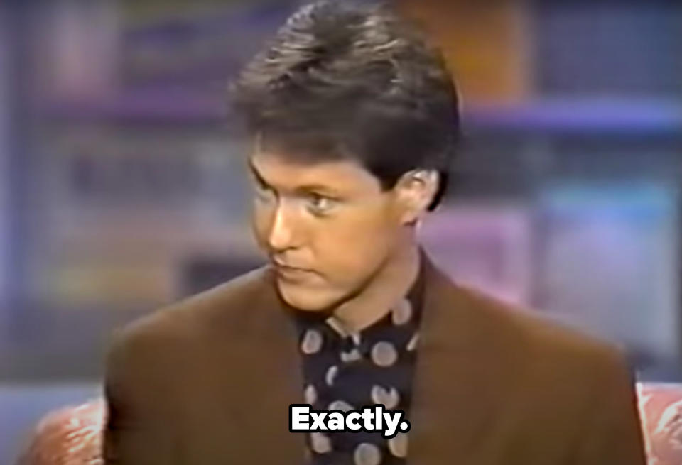 Rick Dees saying, "Exactly."