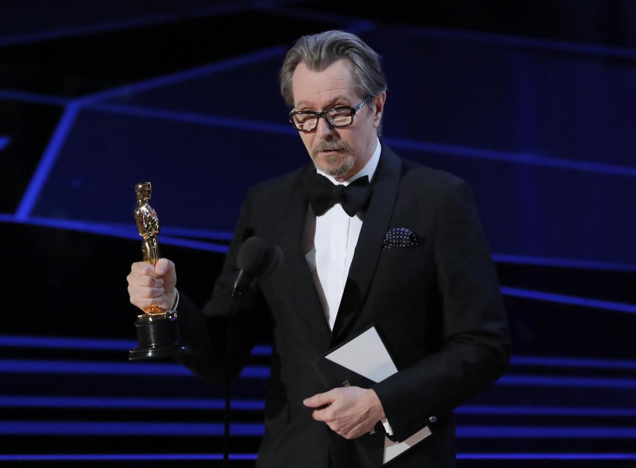 Family connection: Soap fans are baffled by the news that Gary Oldman is related to Laila Morse: Reuters