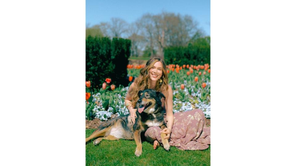 Joss Stone with her dog Maggie