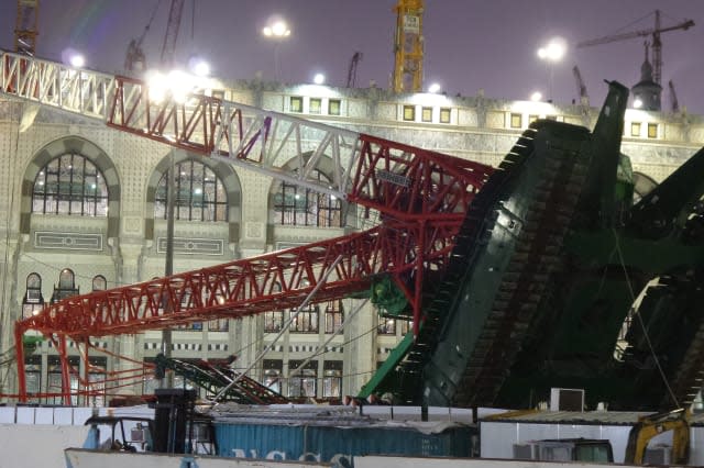 At least 52 dead in Mecca crane collapse