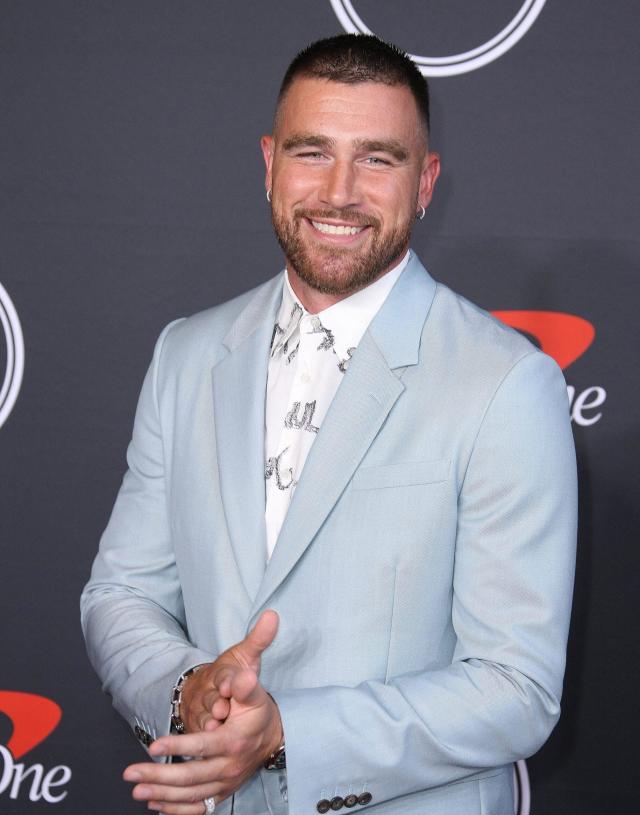 Travis Kelce takes THREE HOURS to pick his gameday outfits, turned a  bedroom into a wardrobe and admits his fashion sense is 'not for everybody'  - as Taylor Swift's boyfriend lifts the