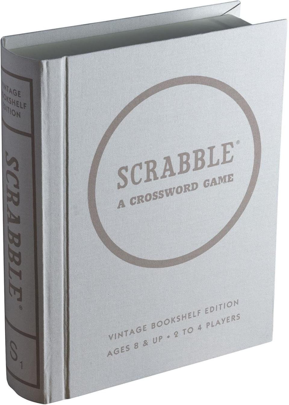 Scrabble Linen Book Vintage Edition Board Game