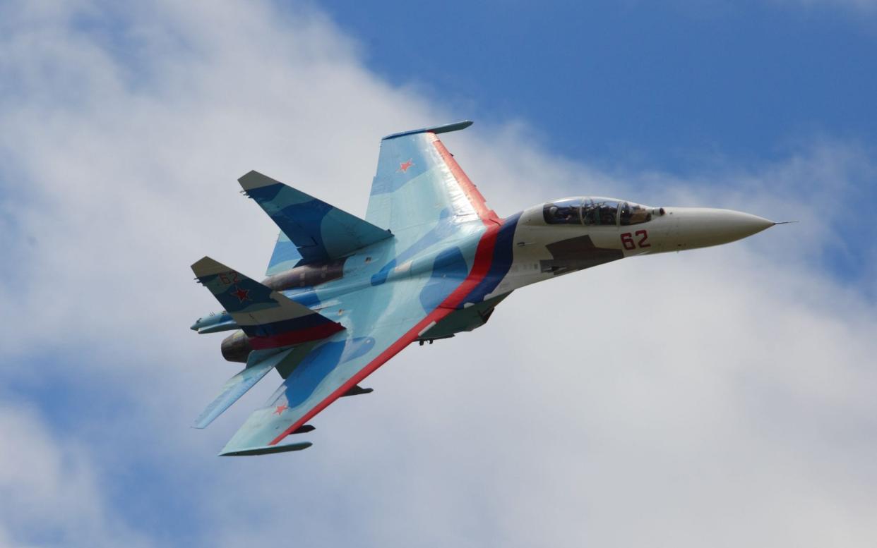 Moscow may redirect some 24 SU-35 jets currently grounded in Russia after an Egyptian order for them was cancelled - Alamy Stock Photo