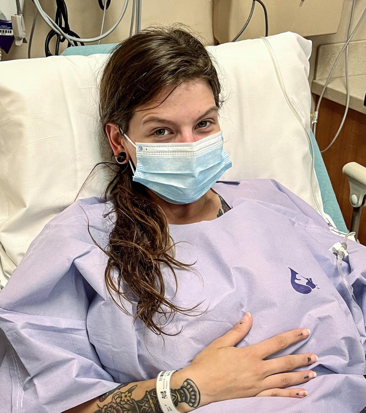 Megan Solan scheduled her salpingectomy, the surgical removal of fallopian tubes, after the draft decision of Roe being overturned was leaked. (Courtesy Megan Solan)