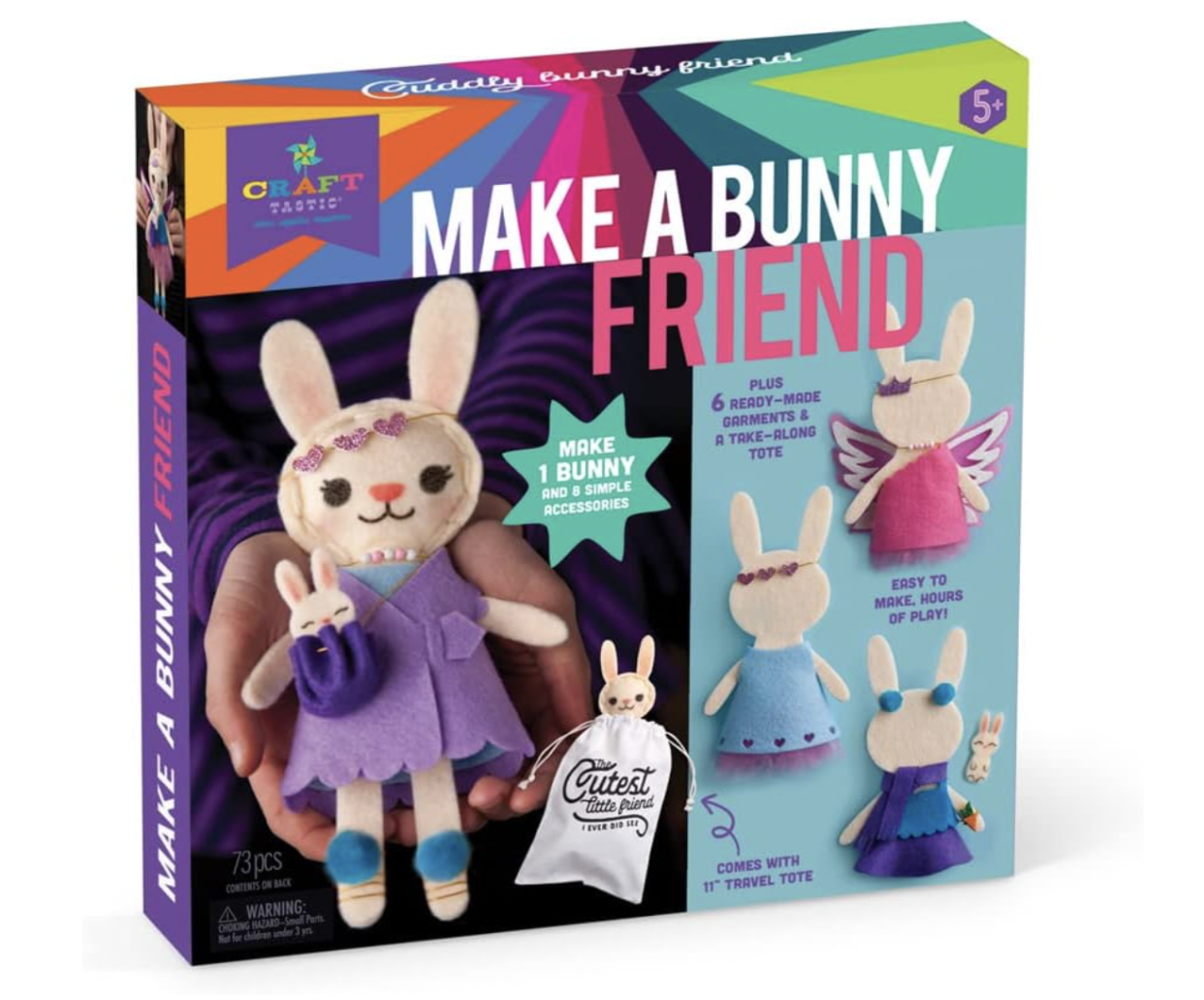 <p><a href="https://www.amazon.com/Craft-tastic-Make-A-Bunny-Friend/dp/B07P76D9S2?th=1&tag=syn-yahoo-20&ascsubtag=%5Bartid%7C10063.g.60179743%5Bsrc%7Cyahoo-us" rel="nofollow noopener" target="_blank" data-ylk="slk:Shop Now;elm:context_link;itc:0;sec:content-canvas" class="link rapid-noclick-resp">Shop Now</a></p><p>Craft-tastic – Make a Bunny Friend & Learn to Sew Kit</p><p>$19.99</p>