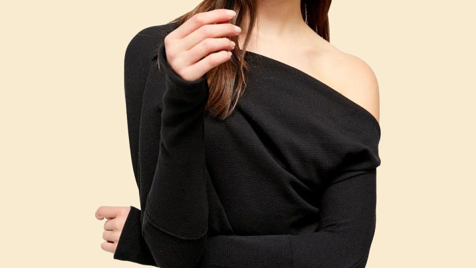 This Free People top keeps you warm in the winter and it's on sale right now at Nordstrom.