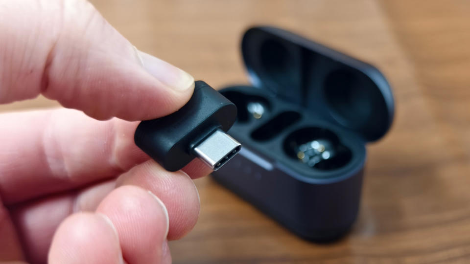 The JLab Epic Lab Edition's USB-C dongle.