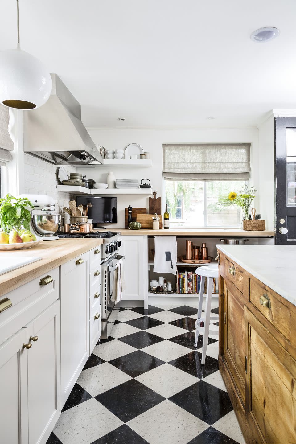 Black and White Flooring