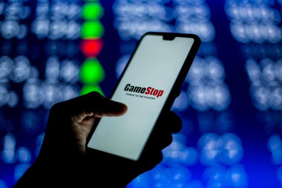 Am Montag stieg die Gamestop-Aktie zwischenzeitlich um mehr als 100 Prozent.  - Copyright: picture alliance / ZUMAPRESS.com | Thiago Prudencio