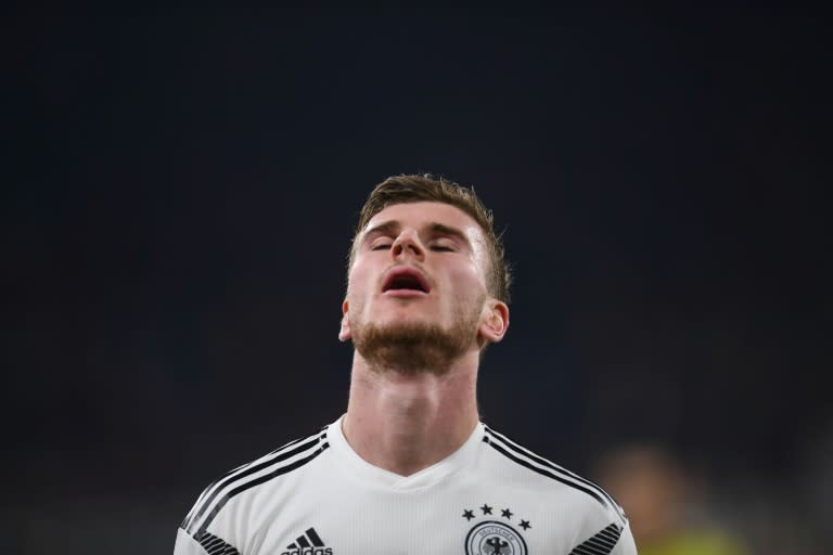 Timo Werner scored but was not on the field as Germany threw away a two goal lead