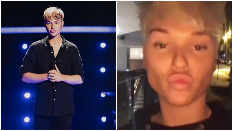 The Voice star Jack Vidgen committed an Instagram blunder to his thousands of followers.