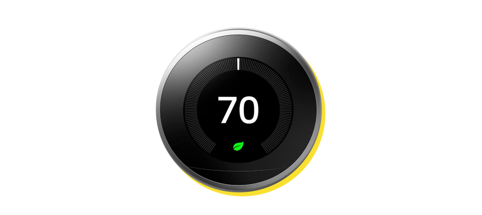 The Google Nest Learning Thermostat can regulate the internal temperature with the help of auto-scheduling and smart programming.