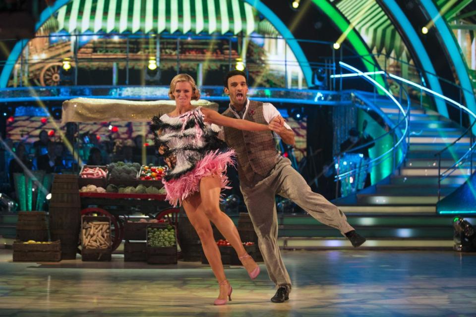 Rumours: Nadiya Bychkova with her Strictly partner Davood Ghadami (BBC/Guy Levy)