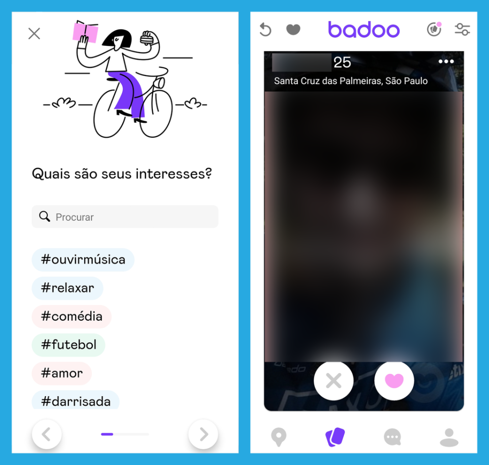 Badoo também possui grande comunidade de integrantes (Imagem: André Magalhães/Captura de tela)