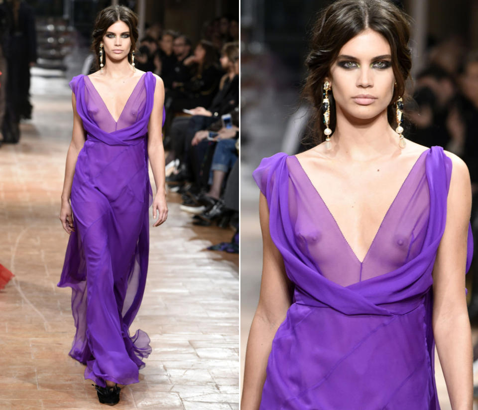 Sara Sampaio für Alberta Ferretti