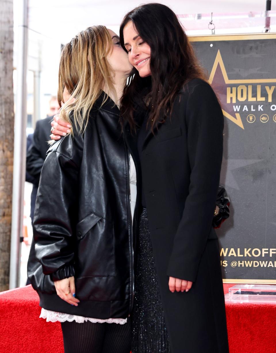 Coco Arquette was also on hand to support Courteney Cox when she received a star on the Hollywood Walk of Fame (Getty Images)