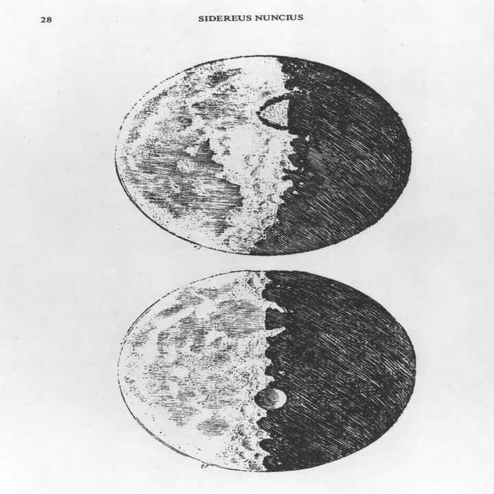 Drawings of the moon