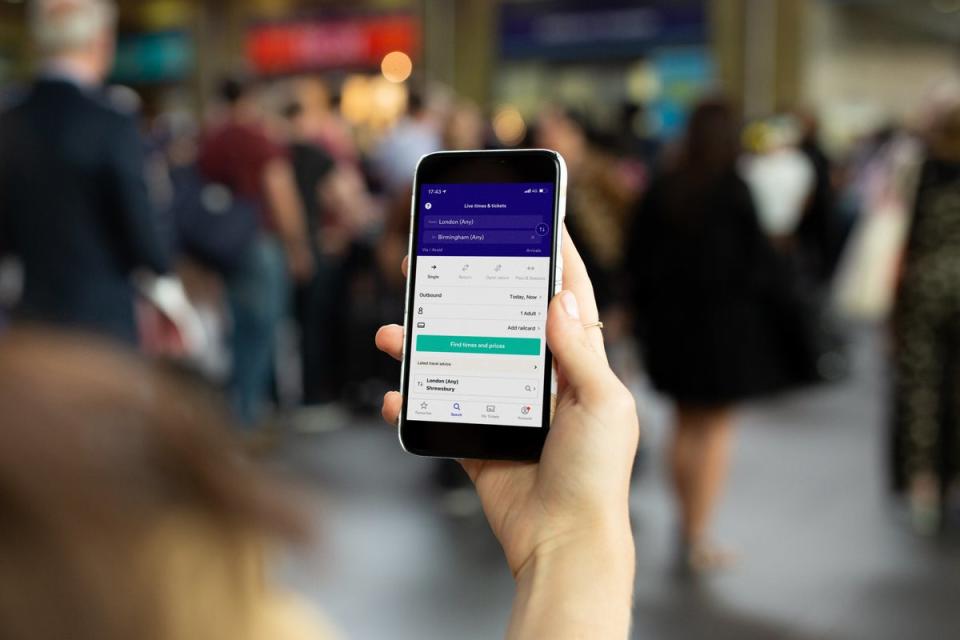 Trainline’s ticket booking app works on any platform  (Trainline)